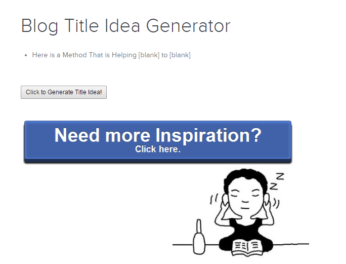 Inbound Now Title And Idea Generator