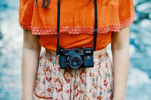 girl with camera dp