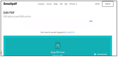 Smallpdf Online PDF Editor