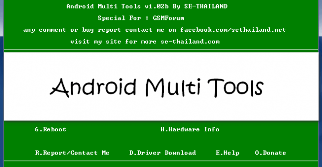 Android Multi Tools V1.02b Free Download For Windows Xp/Vista/Windows 7/8/8.1/10