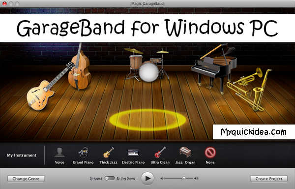 download GarageBand for Windows PC