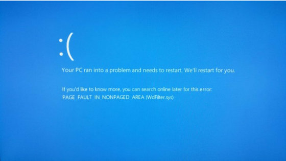 Page_Fault_In_Nonpaged_Area Windows 10