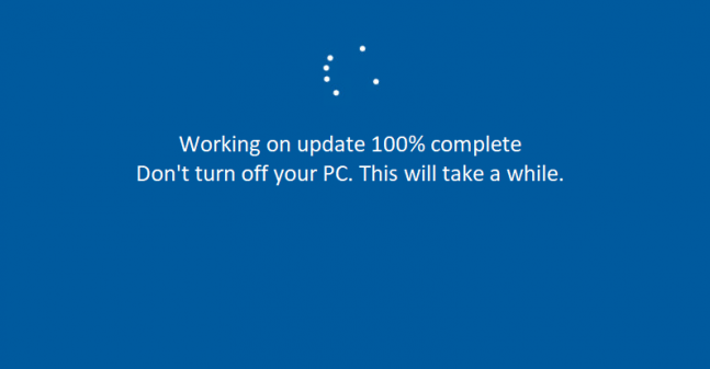 Fix-Working-on-updates-100-complete-Dont-turn-off-your-computer