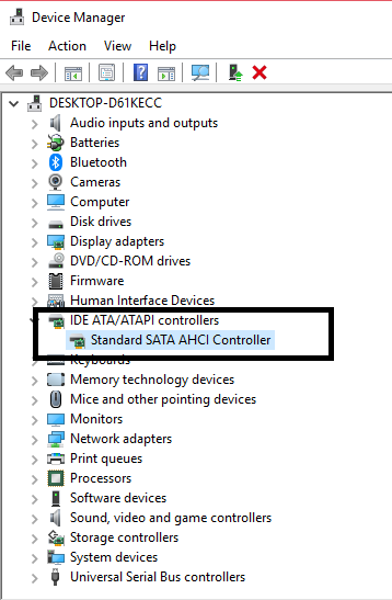 How To Download Standard SATA AHCI Controller Driver Windows 10