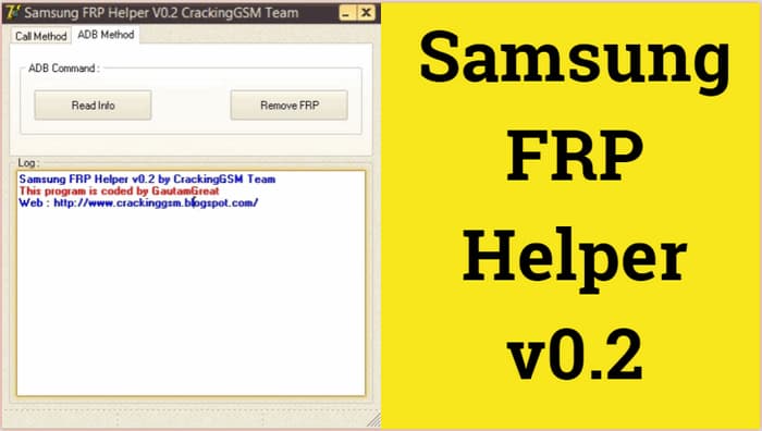 Download Samsung FRP Helper Tool v0.2 latest version 2020