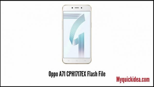 Oppo A71 CPH1717EX Flash File (Stock ROM) 2022