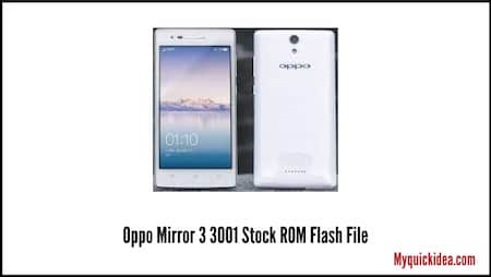 Oppo Mirror 3 3001 Stock ROM 