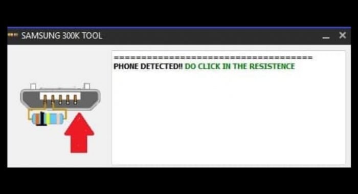 connect device and click on resistence