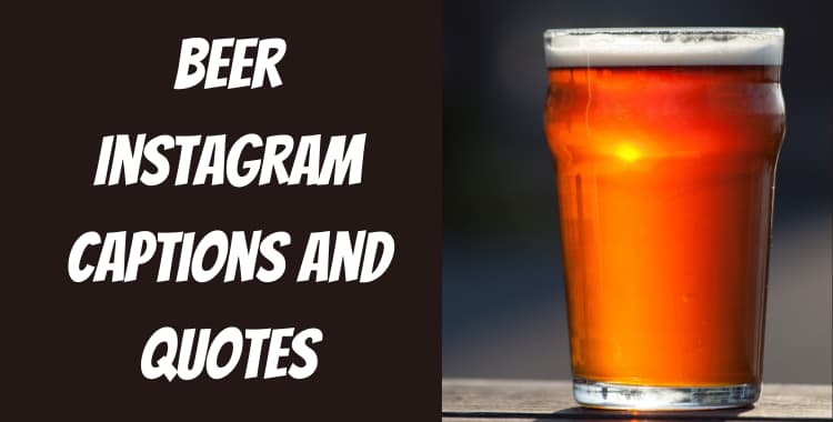 Beer Instagram Captions And Quotes