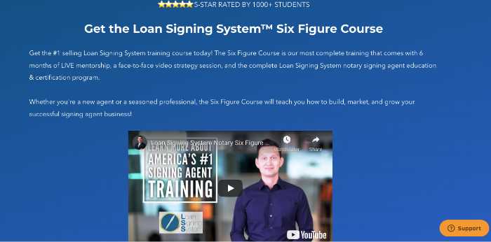 Six Figure Course (Loan Signing System)
