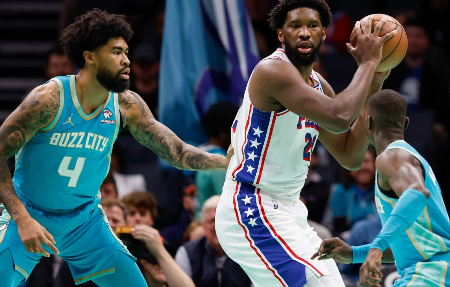 Charlotte Hornets vs 76ers Match Player Stats